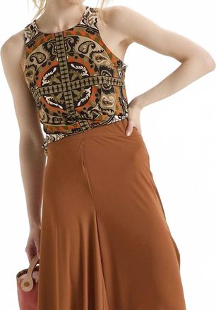 Maliparmi Suzani Tank In Brown