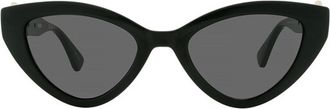 Moschino Dames / dames zonnebril met kattenogen (Zwart/Grijs)