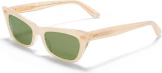 Valentino Vls 176 A Zonnebrillen - Dames - Zonnebrillen - Beige - 51 MM - Accessoires