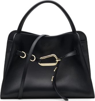 Francesco Biasia Handtas met handvat - Dames - Handtassen - Zwart - ONE Size - Leer - Tassen