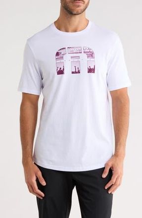 Travis Mathew Shootout Logo Graphic T-Shirt in White at Nordstrom Rack, Size Small