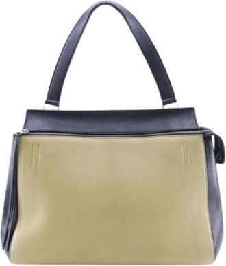 Celine Pre-owned Handbags, female, Beige, Size: ONE SIZE Pre-owned Vintage Shoulder Bag