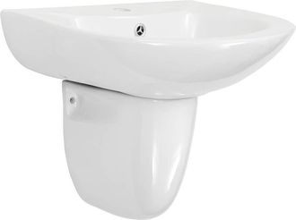 vidaXL Lavabo 52 X 45 X 49 Cm Cer&aacute;mica Glaseada Vidaxl