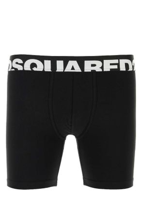 Dsquared2 Black Stretch Cotton Boxer