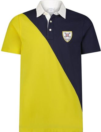 Brooks Brothers Colorblock Cotton Polo in Navy/Yellow at Nordstrom Rack, Size Xx-Large