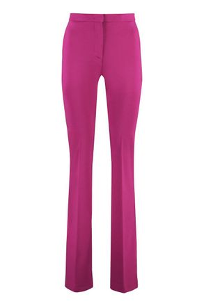 Pinko Hulka Flared Viscose Trousers