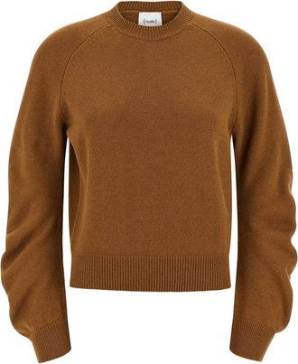 Nude Womens Curved Sleeve Sweater
