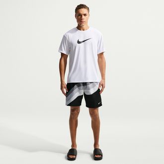 Nike Mens Swim Breaker 7 Fully Lined Volley Short in Black | NESSG512-001