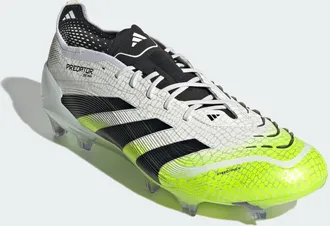 adidas adidas Performance Unisex Predator Elite Firm Ground Boots - White/Multicolour - Size UK 5