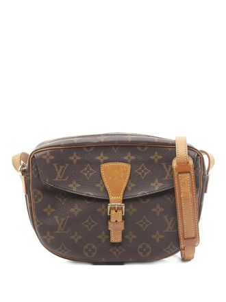 Louis Vuitton Genefeuille monogram-canvas buckle-detail shoulder bag - Bruin