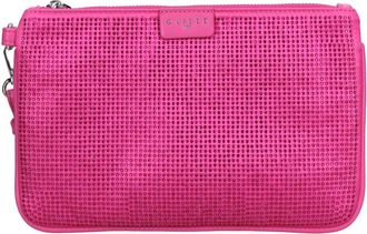 Ga&euml;lle Paris Satijnen Tas met Strass - Dames - Clutches - Roze - ONE Size - Satijn - Tassen