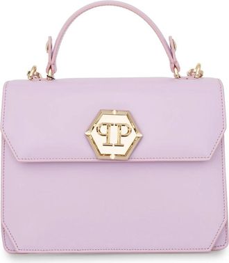 Philipp Plein Borsa Handtas - Dames - Handtassen - Paars - ONE Size - Leer - Tassen