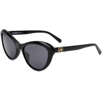 Moschino Womens 53 mm Black Sunglasses