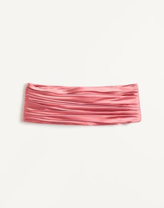 Valentino Cintura In Cady Raso Donna ROSA L