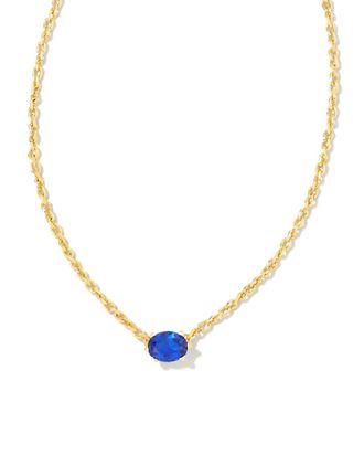 Kendra Scott Womens Cailin Pendant Necklace In Blue Crystal
