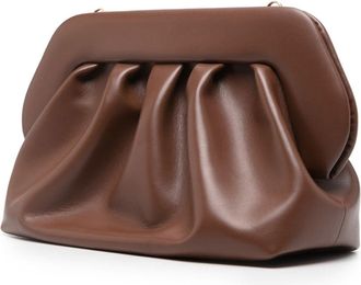 Themoir&egrave; Womens Clutch Bag Bios Vegan Fabric, Friar Brown