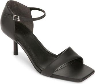 Nordstrom Stanton Ankle Strap Sandal in Black at Nordstrom, Size 6.5