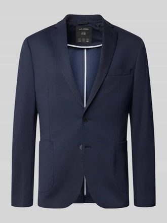 s.Oliver Black Label 2-Knopf-Sakko mit Viskose-Anteil in Marine, Gr&ouml;&szlig;e 102