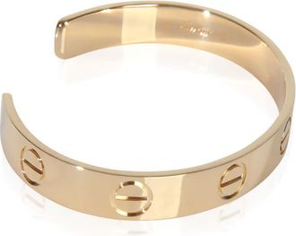 Cartier Pre-Owned Cartier Yellow Gold Large Model Love Cuff Bracelet
