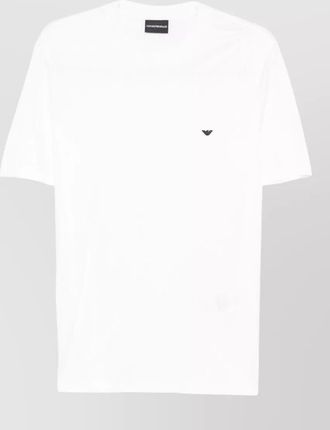 Emporio Armani cotton blend crew neck short sleeve t-shirt
