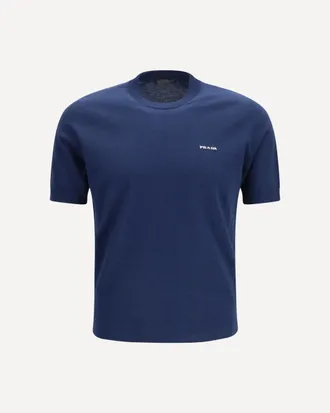 Prada C-Neck Knit in cotton Male 50