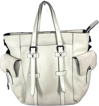 Louis Vuitton Blanc Galle Monogram White Monogram Shoulder Bag Tote Bag (Pre-Owned)