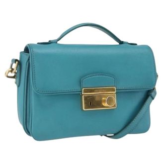 Prada Borsa Mini in Pelle Pre-owned - - Pre-owned - Donna - Blu - ONE SIZE