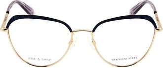 Rag & Bone Ladies Blue Cat Eye Eyeglass Frames RNB3030/G