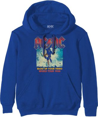 AC/DC AC/DC Unisex Adult Blow Up Your Video Hoodie (Blauw)