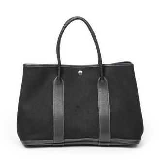 Herm&egrave;s Pre-owned Womens Garden Party PM Shoulder Bag - Black - One Size