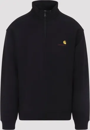 Carhartt Work in Progress Carhartt Wip sweatshirt met Amerikaanse script en halve rits