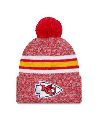 New Era Kansas City Chiefs NFL 2023 Sideline Sport Knit OTC Red Yellow Beanie