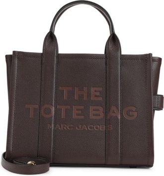 Marc Jacobs Dark Brown The Leather Medium Tote