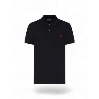 Peuterey Polo Shirts, male, Black, Size: 2XL Plantago 02 Polo