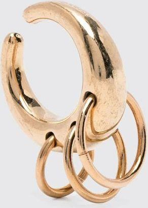 Panconesi Set 2 Ear Cuff in ottone cromato