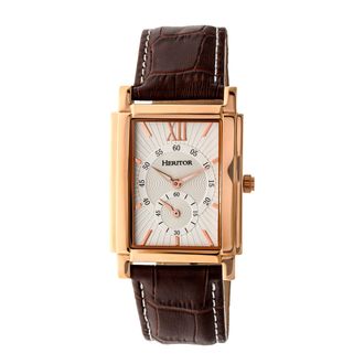Heritor Frederick Leather-Band Watch