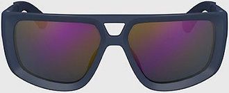 Calvin Klein Modified Rectangle Sunglasses CKJ24605S