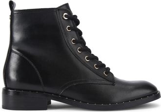 Carvela Womens Leather Studio Spike Boots - Black - Size UK 8