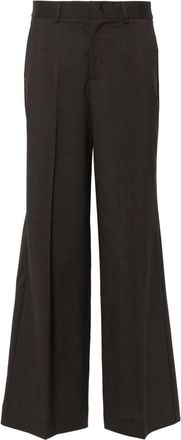P.A.R.O.S.H. Lille trousers - women - Virgin Wool/Elastane - M - Brown