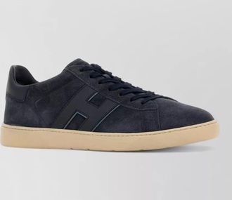 Hogan suede low top sneakers rubber sole