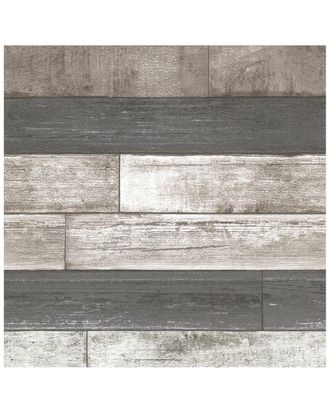Brewster Home Fashions Wood Grey Ashwile Wallpaper