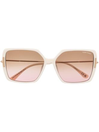 Tom Ford Eyewear Zonnebril met kleurverloop - Beige