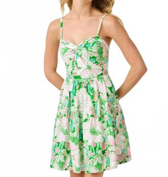Lilly Pulitzer Bennet Stretch Dress In Putting Green Poppyland