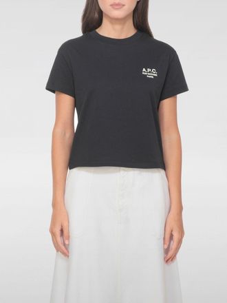 A.P.C. T-shirt in cotone con logo A. p.c