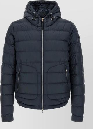 Moncler sestriere hooded down jacket adjustable cuffs