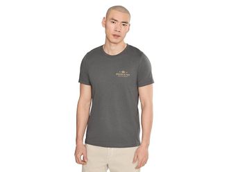 Pendleton Vintage Stamp Logo Graphic T-Shirts Mens T Shirt Asphalt/Tan : 2XL, Cotton
