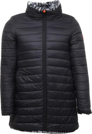 Save The Duck Omkeerbare Ecofur Jas D4302W Rury 5 - Dames - Winterjassen - Zwart - XS - Jassen