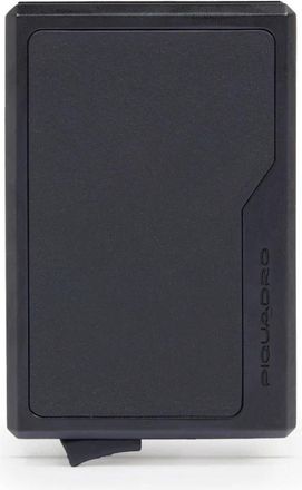 Piquadro Pp 7072S145Rn Mag Safe Pop-up Kaarthouder - Heren - Portefeuilles - Zwart - ONE Size - Leer - Accessoires