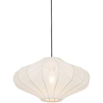 QAZQA Smart Pendant Lamp White 50cm Incl. Wifi ST64 - Plu