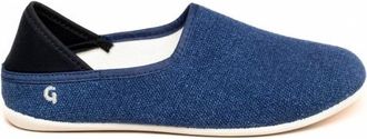 Gottstein Linen Slip-On H&uuml;ttenschuhe - Unisex | blau